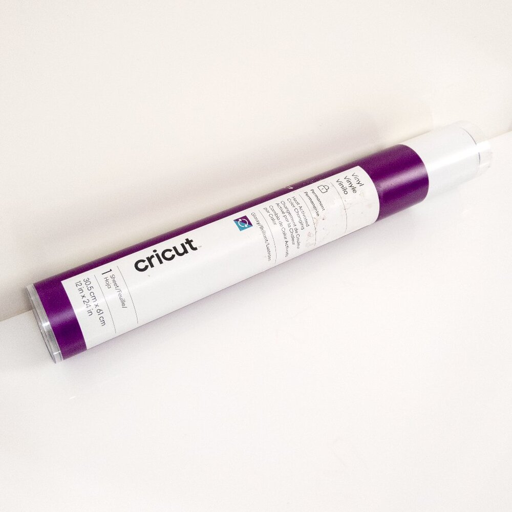 CRICUT Permanent Heat Activated Colour Changing Vinyl Purple to Turquoise Craft